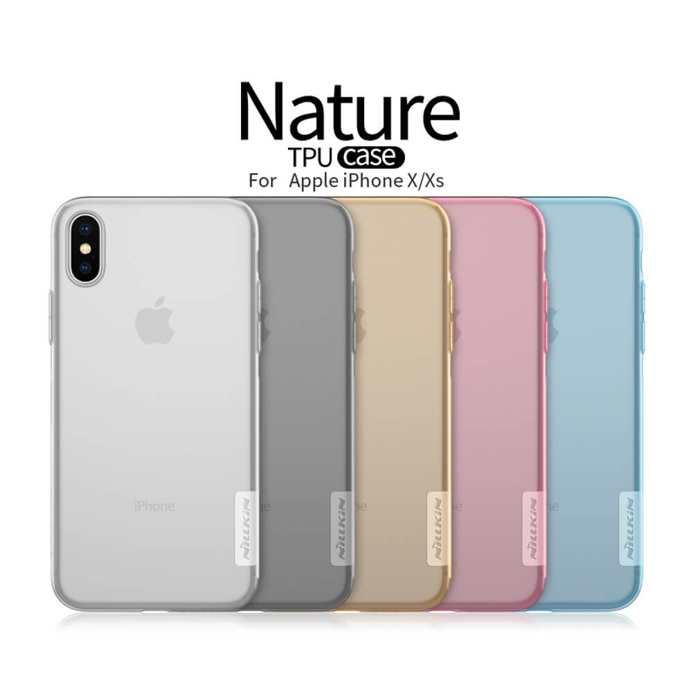 Силиконовый чехол NILLKIN для Apple iPhone XS, iPhone X (серия Nature)