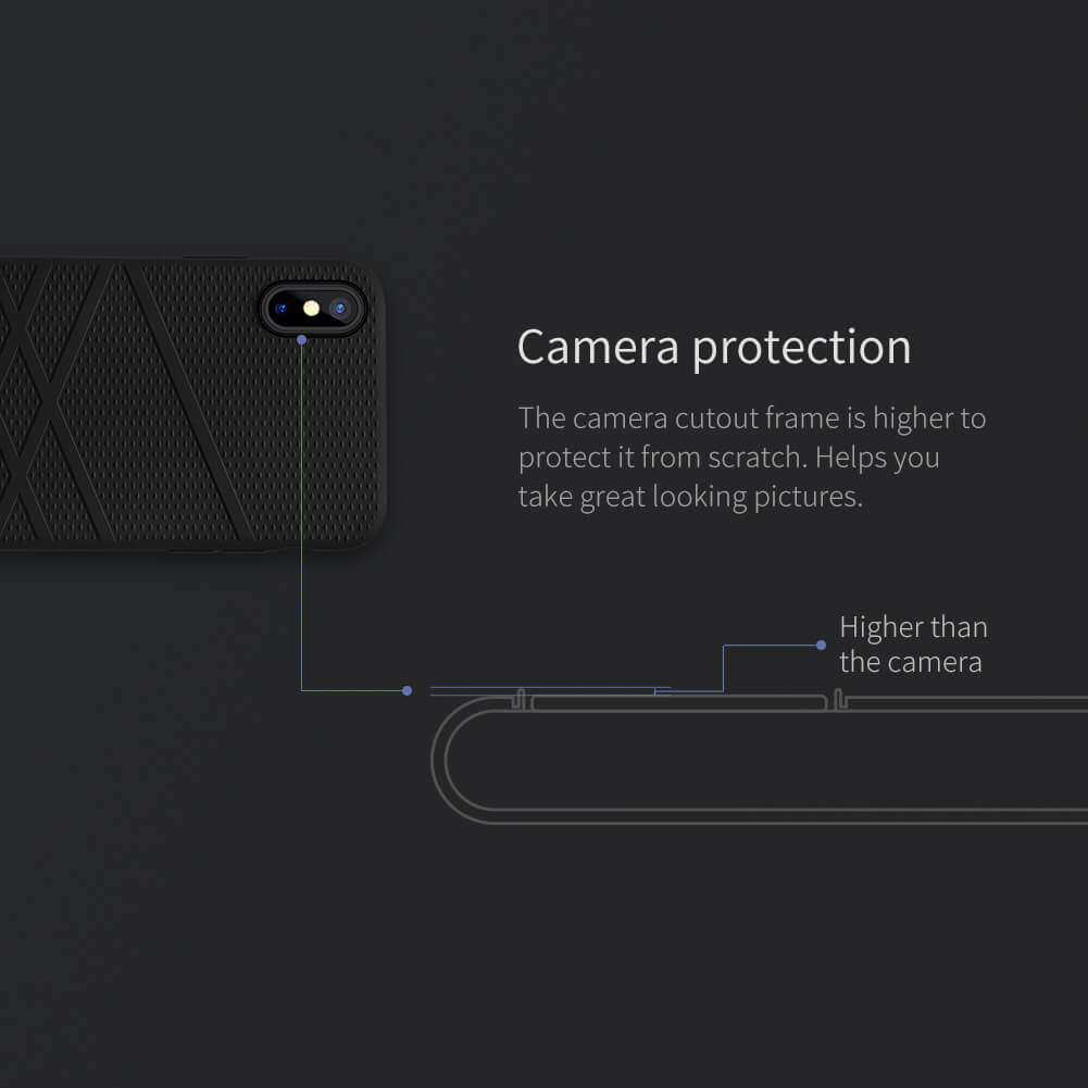 Чехол-крышка NILLKIN для Apple iPhone X (серия Flex)
