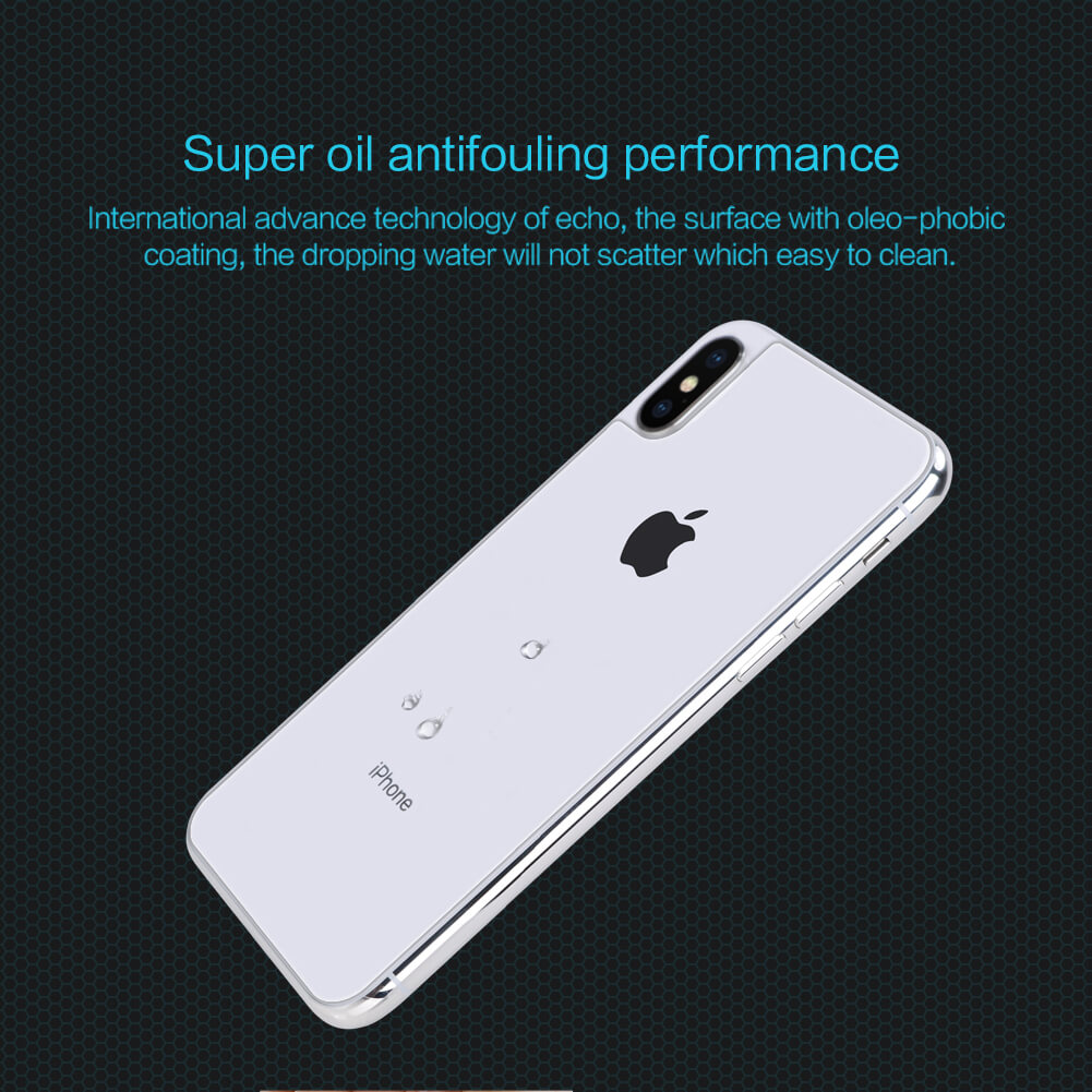 Защитное стекло NILLKIN на заднюю панель для Apple iPhone XS, iPhone X (индекс H)