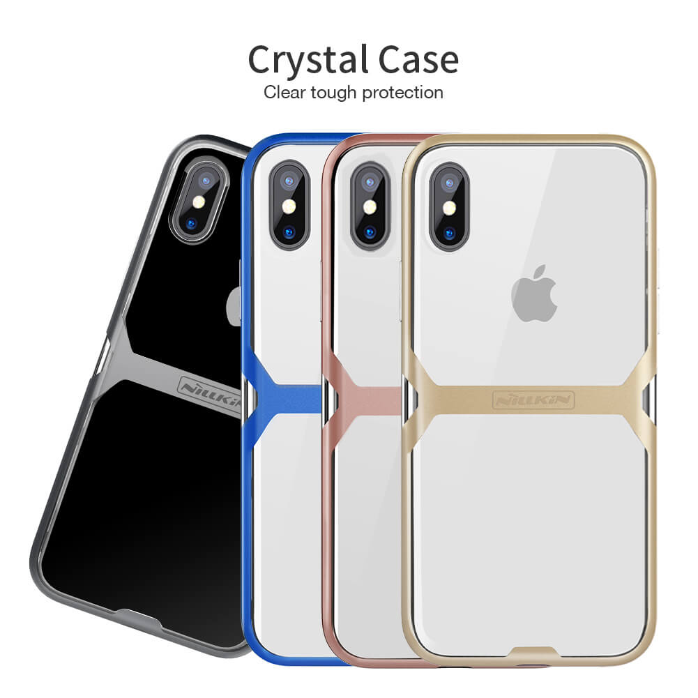 Чехол-крышка NILLKIN для Apple iPhone X (серия Crystal case)