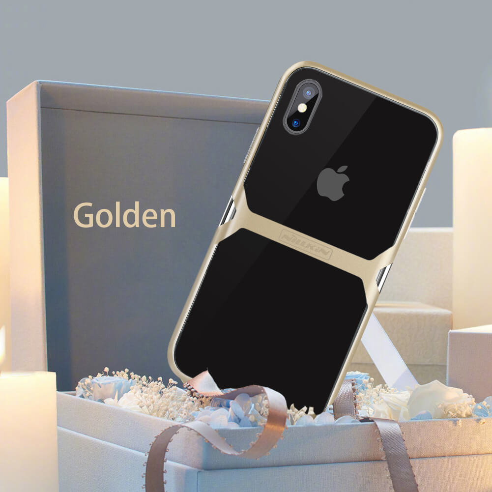 Чехол-крышка NILLKIN для Apple iPhone X (серия Crystal case)