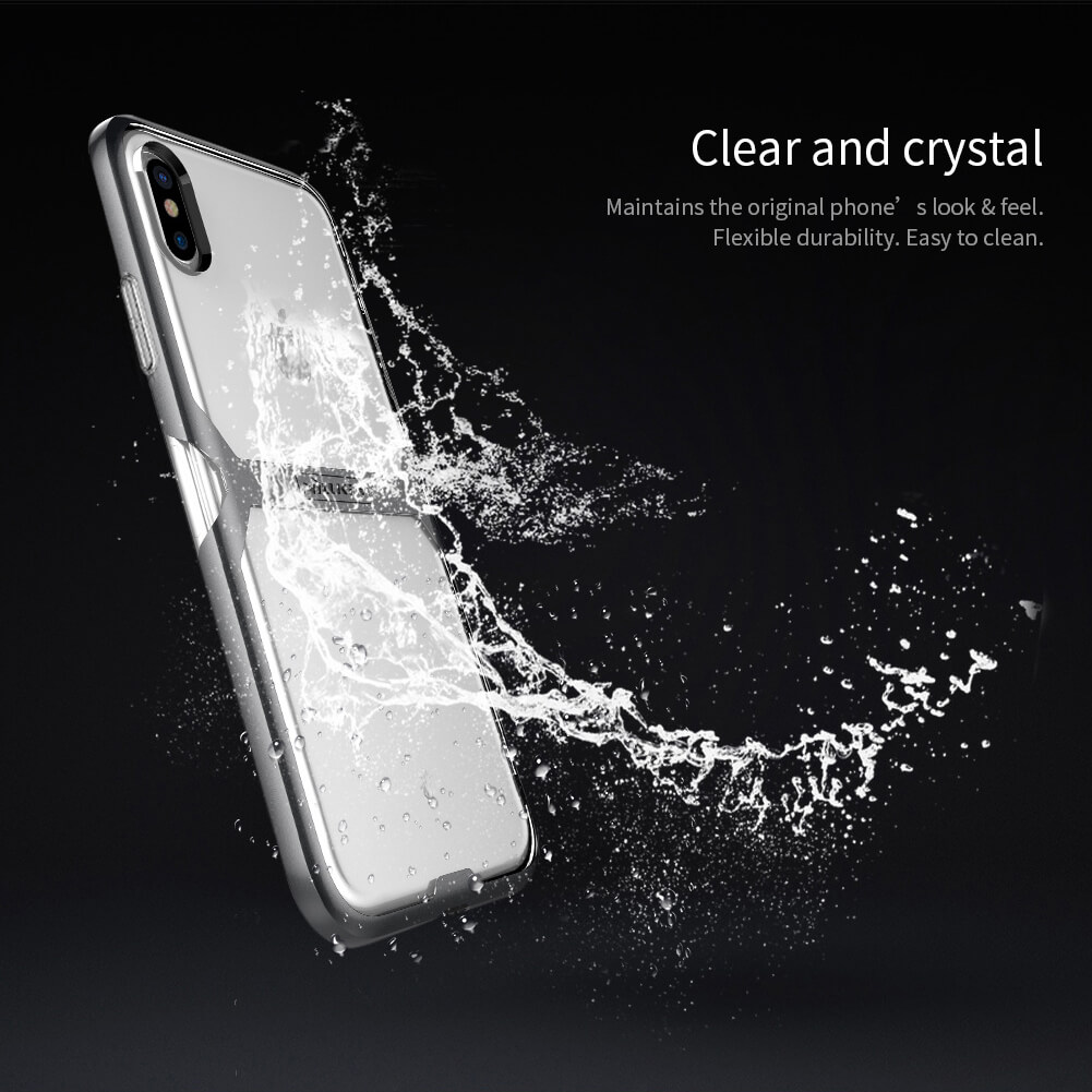 Чехол-крышка NILLKIN для Apple iPhone X (серия Crystal case)