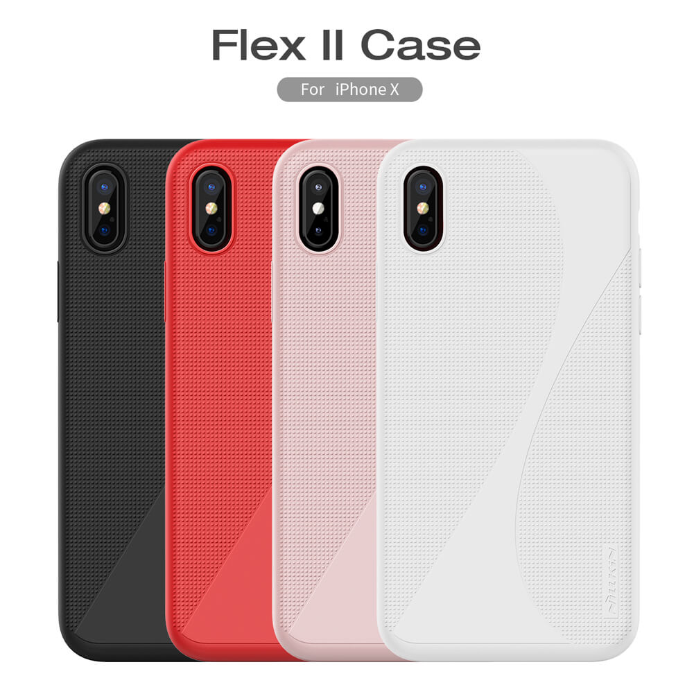 Чехол-крышка NILLKIN для Apple iPhone X (серия Flex 2)