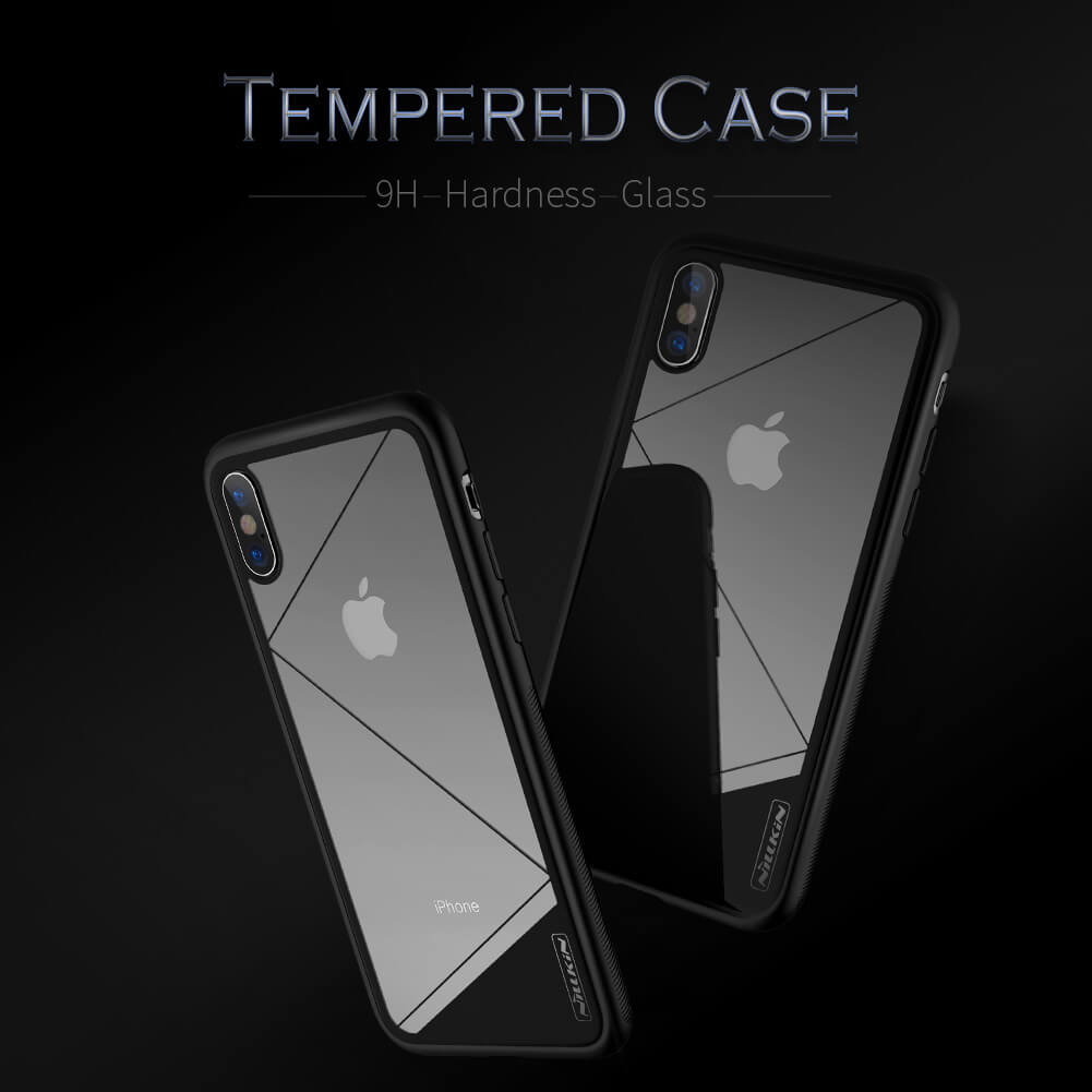 Чехол-крышка NILLKIN для Apple iPhone X (серия Tempered Case)