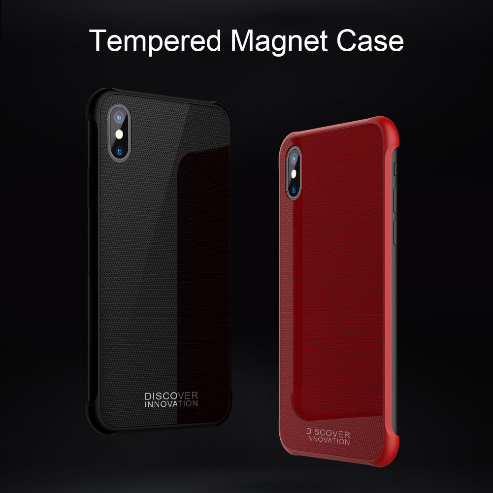 Чехол-крышка NILLKIN для Apple iPhone X (серия Tempered Magnet Case)