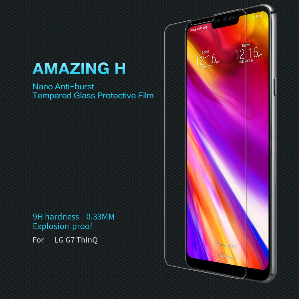 Защитное стекло NILLKIN для LG G7 ThinQ (индекс H)