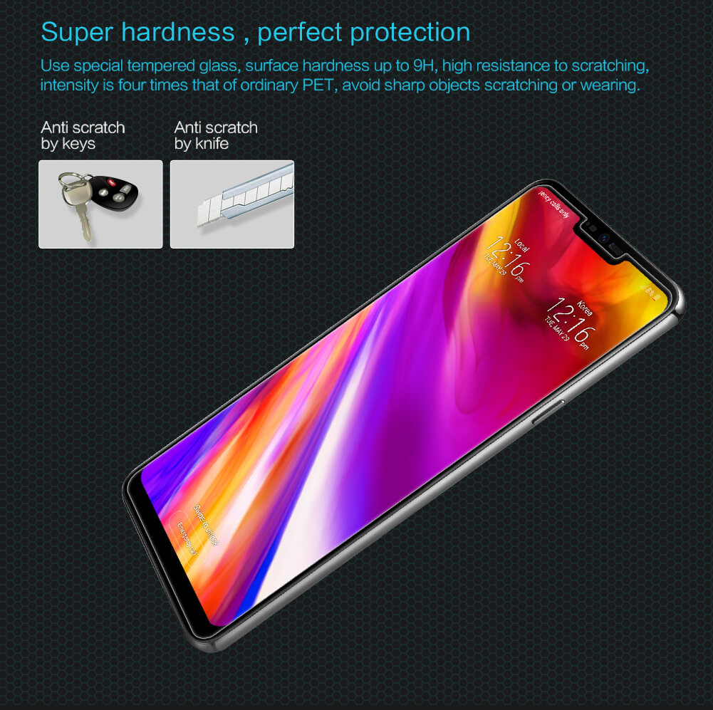 Защитное стекло NILLKIN для LG G7 ThinQ (индекс H)