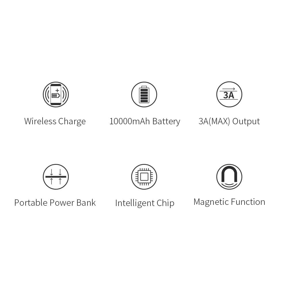 Беспроводное зарядное устройство NILLKIN iStar Wireless Charger Power Bank 10000mAh
