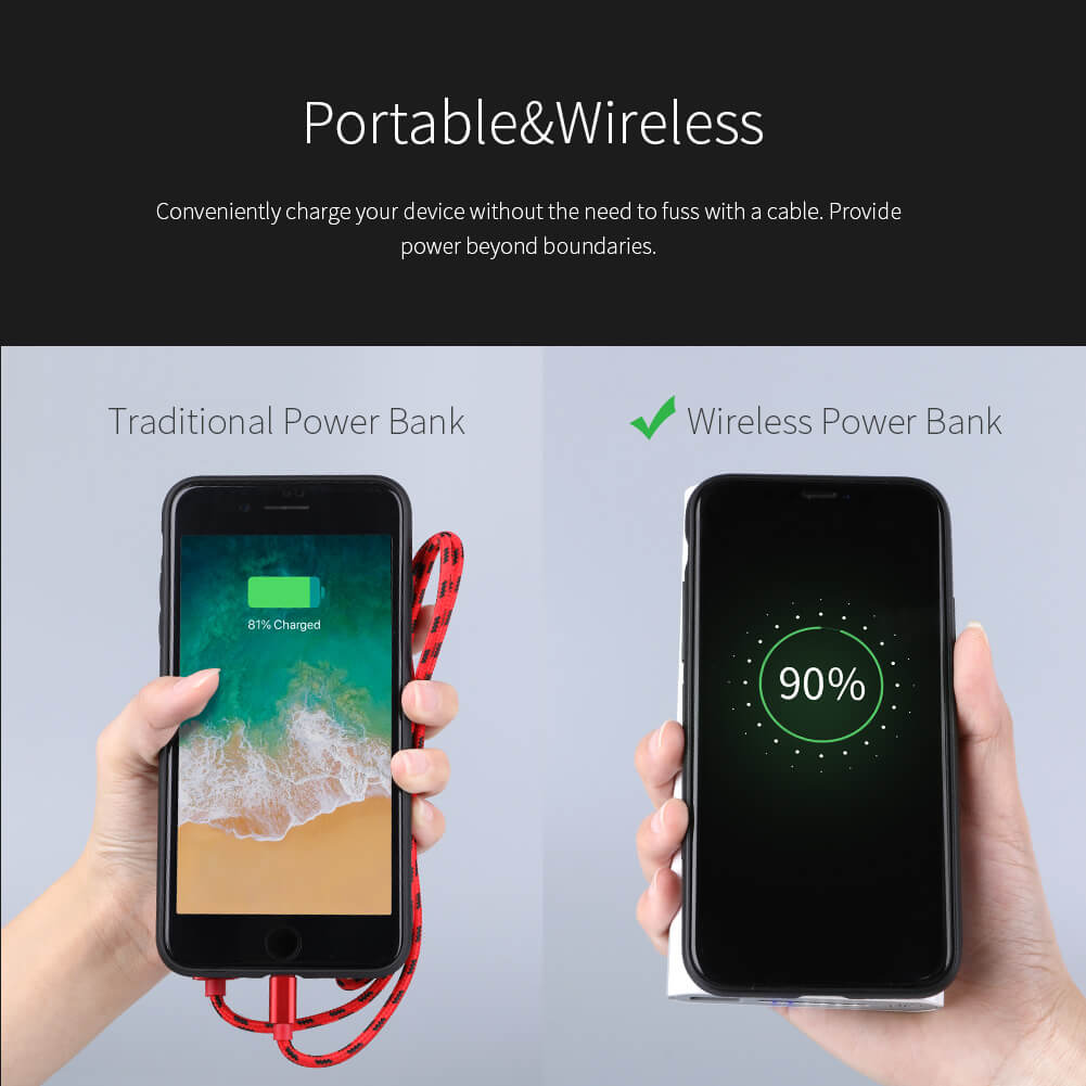 Беспроводное зарядное устройство NILLKIN iStar Wireless Charger Power Bank 10000mAh
