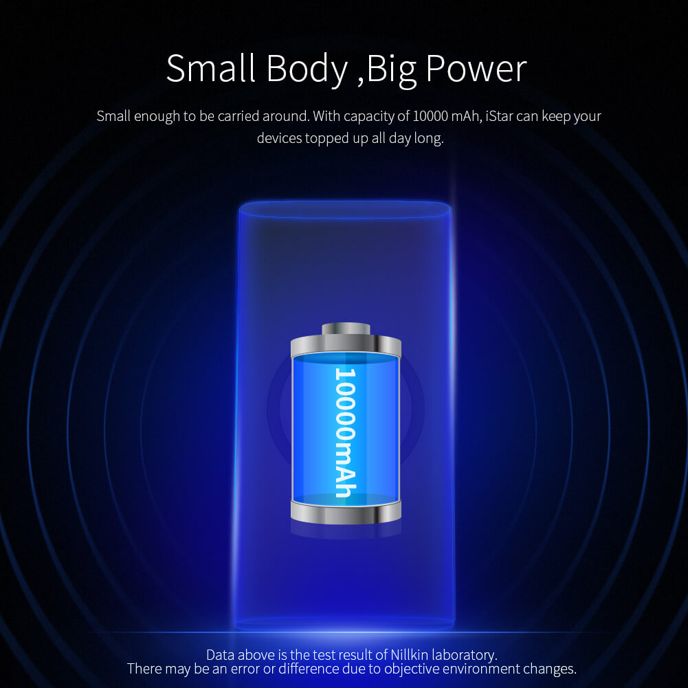 Беспроводное зарядное устройство NILLKIN iStar Wireless Charger Power Bank 10000mAh