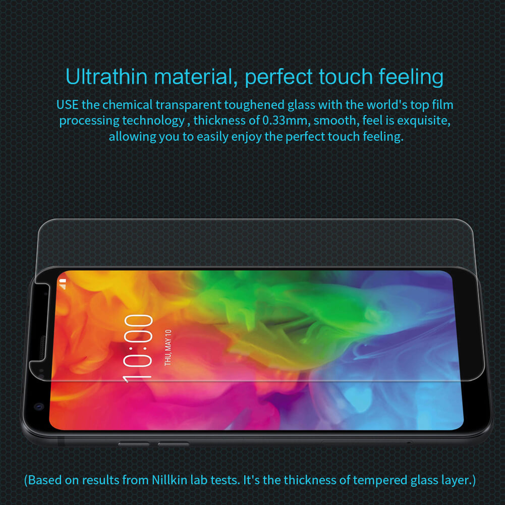 Защитное стекло NILLKIN для LG Q7 (индекс H)
