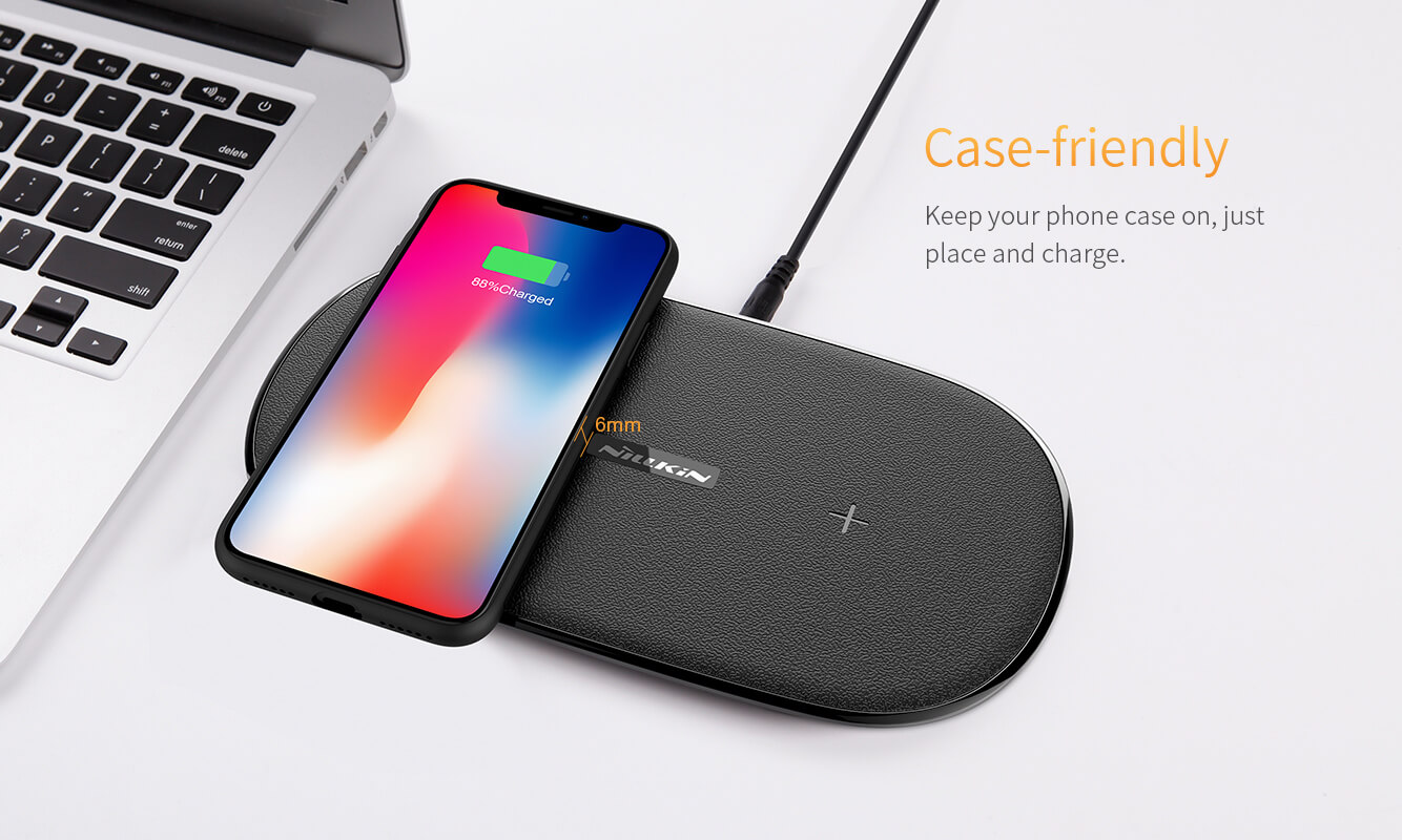 Беспроводное зарядное устройство NILLKIN QI Gemini dual fast charging pad