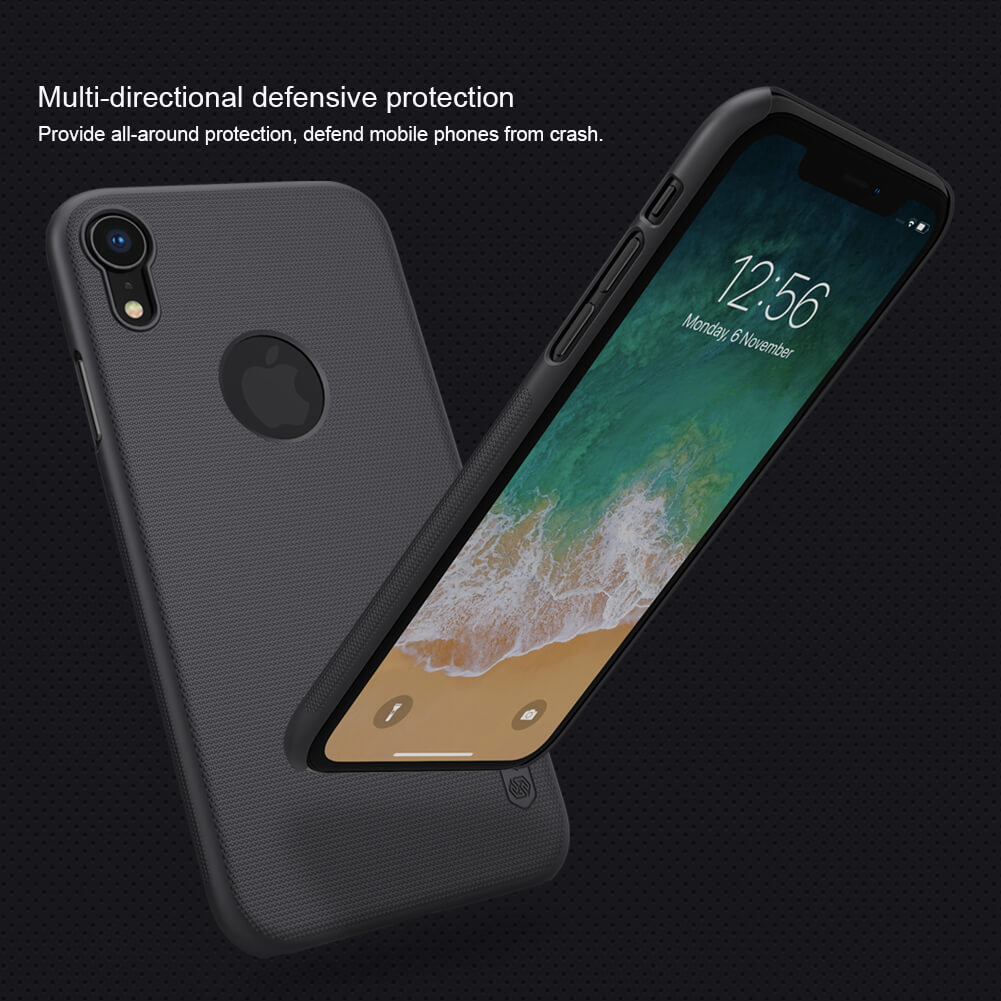 Чехол-крышка NILLKIN для Apple iPhone XR (с вырезом LOGO) (серия Frosted)