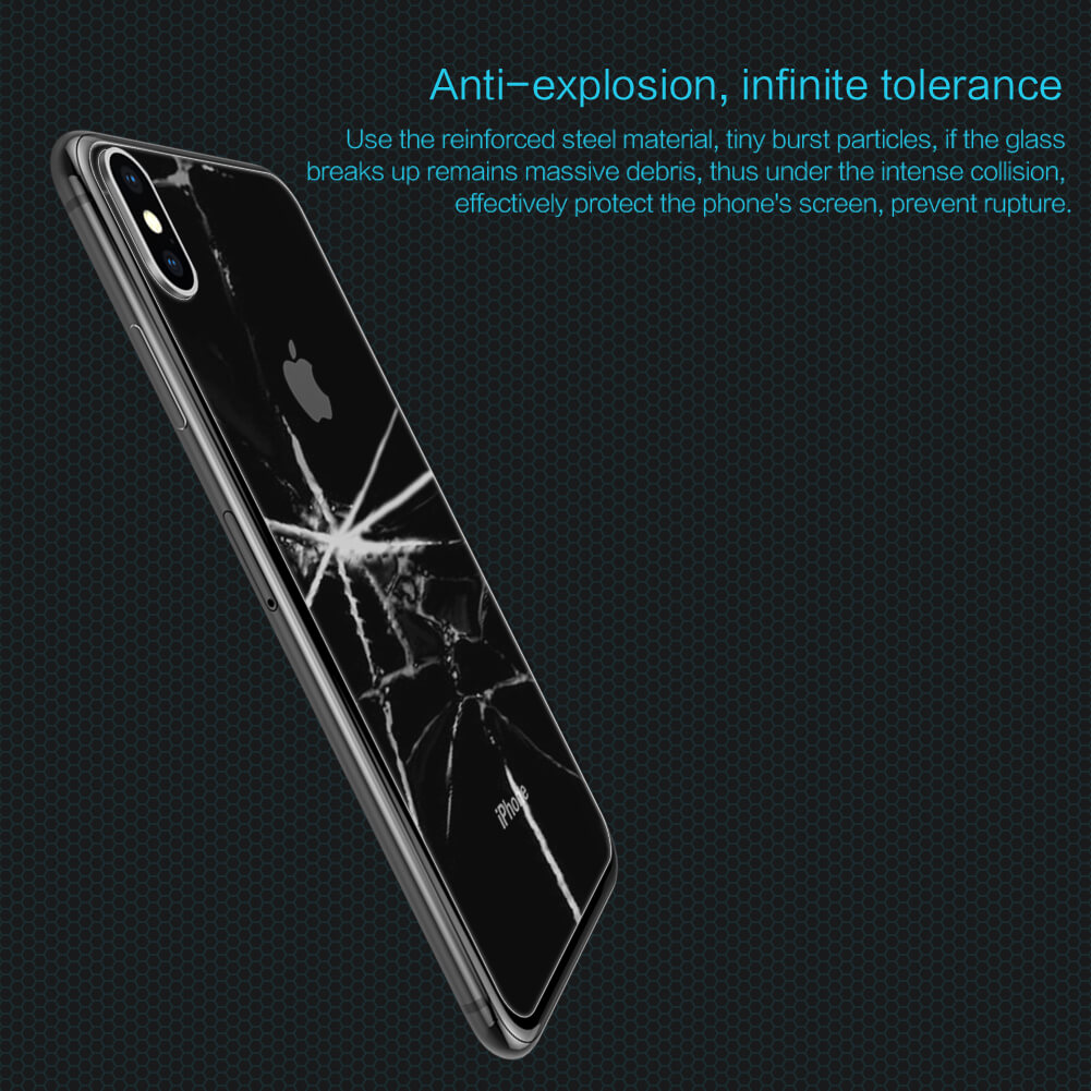 Защитное стекло NILLKIN на заднюю панель для Apple iPhone XS Max (iPhone 6.5) (индекс H)