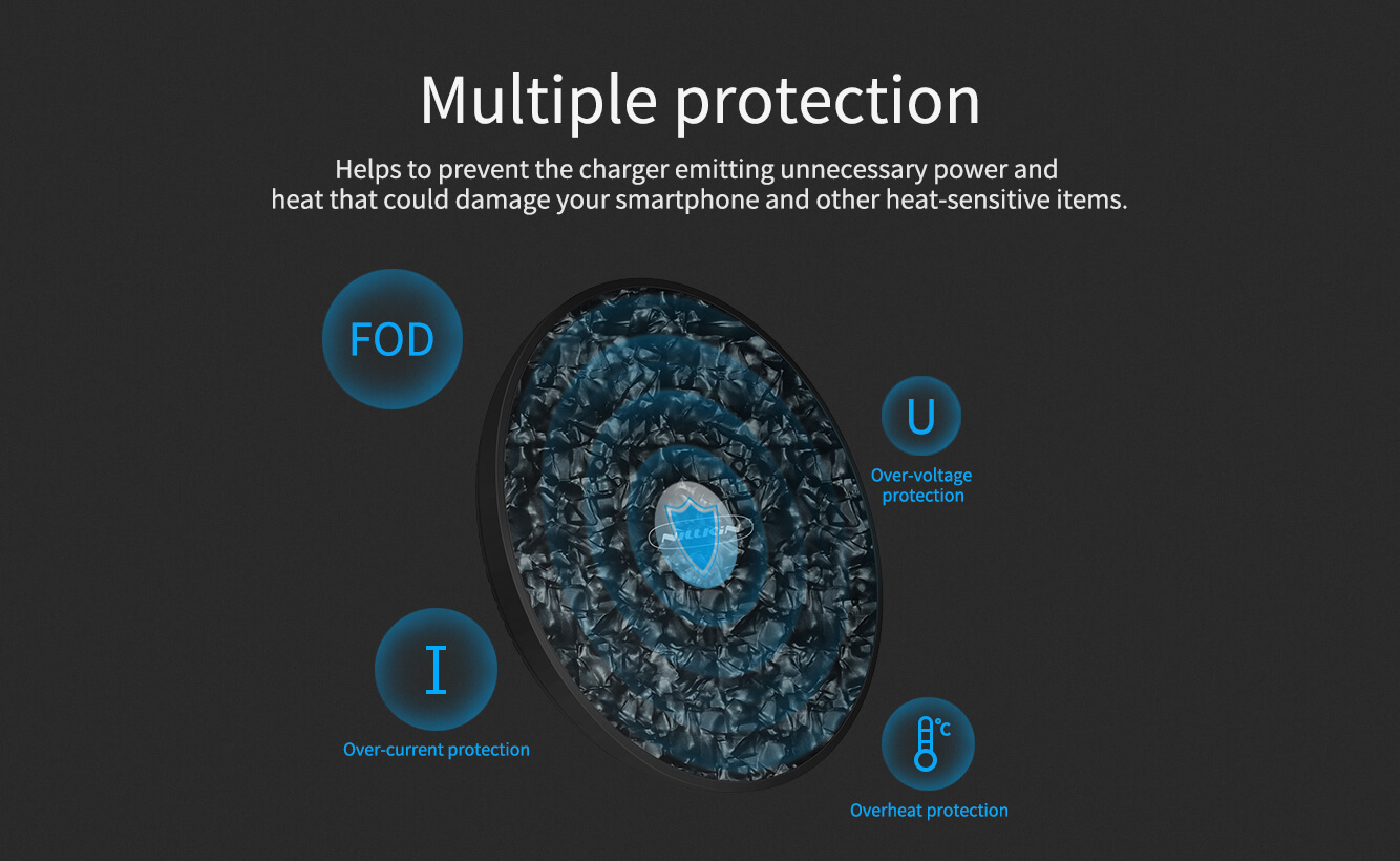 Беспроводное зарядное устройство NILLKIN PowerFlash wireless charger (Tempered glass)