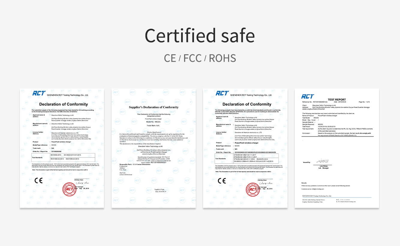 Беспроводное зарядное устройство NILLKIN PowerFlash wireless charger (Tempered glass)