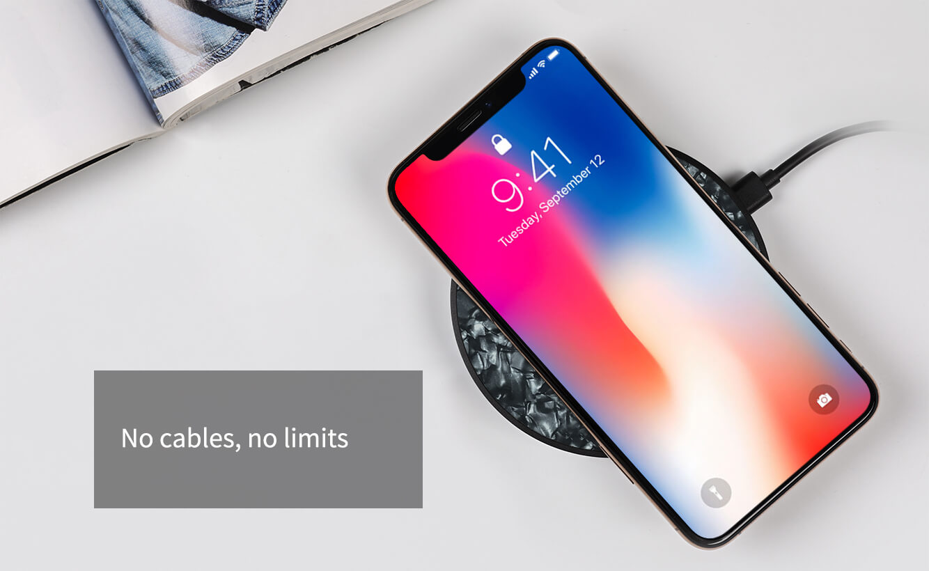 Беспроводное зарядное устройство NILLKIN PowerFlash wireless charger (Tempered glass)