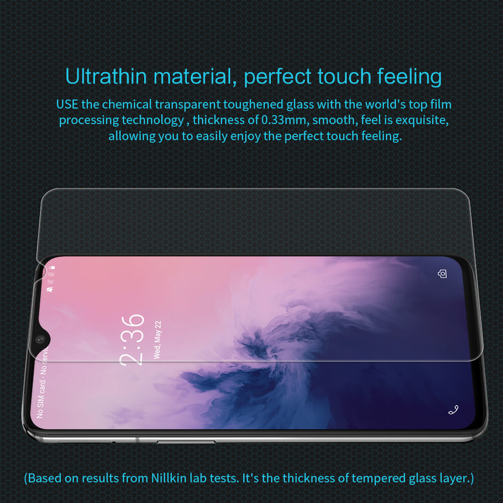 Защитное стекло NILLKIN для Oneplus 7, Oneplus 6T (A6013) (индекс H)