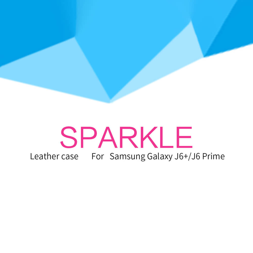 Чехол-книжка NILLKIN для Samsung Galaxy J6 Plus (J6 Prime) (серия Sparkle)