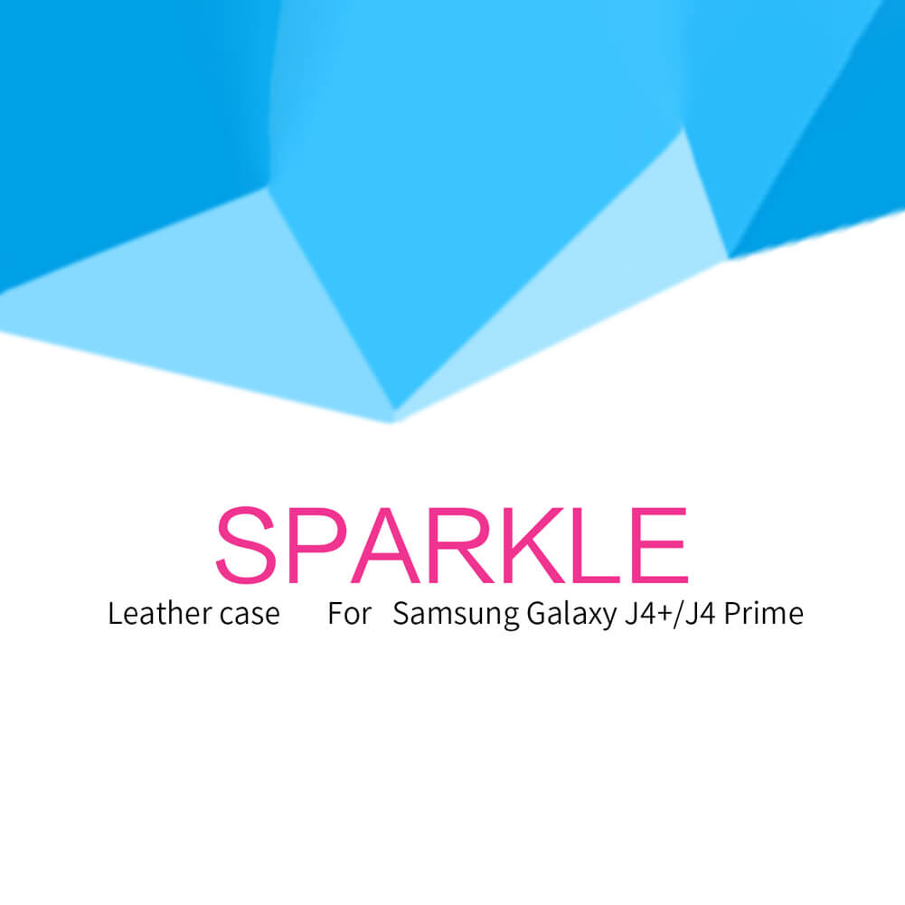 Чехол-книжка NILLKIN для Samsung Galaxy J4 Plus (J4 Prime) (серия Sparkle)