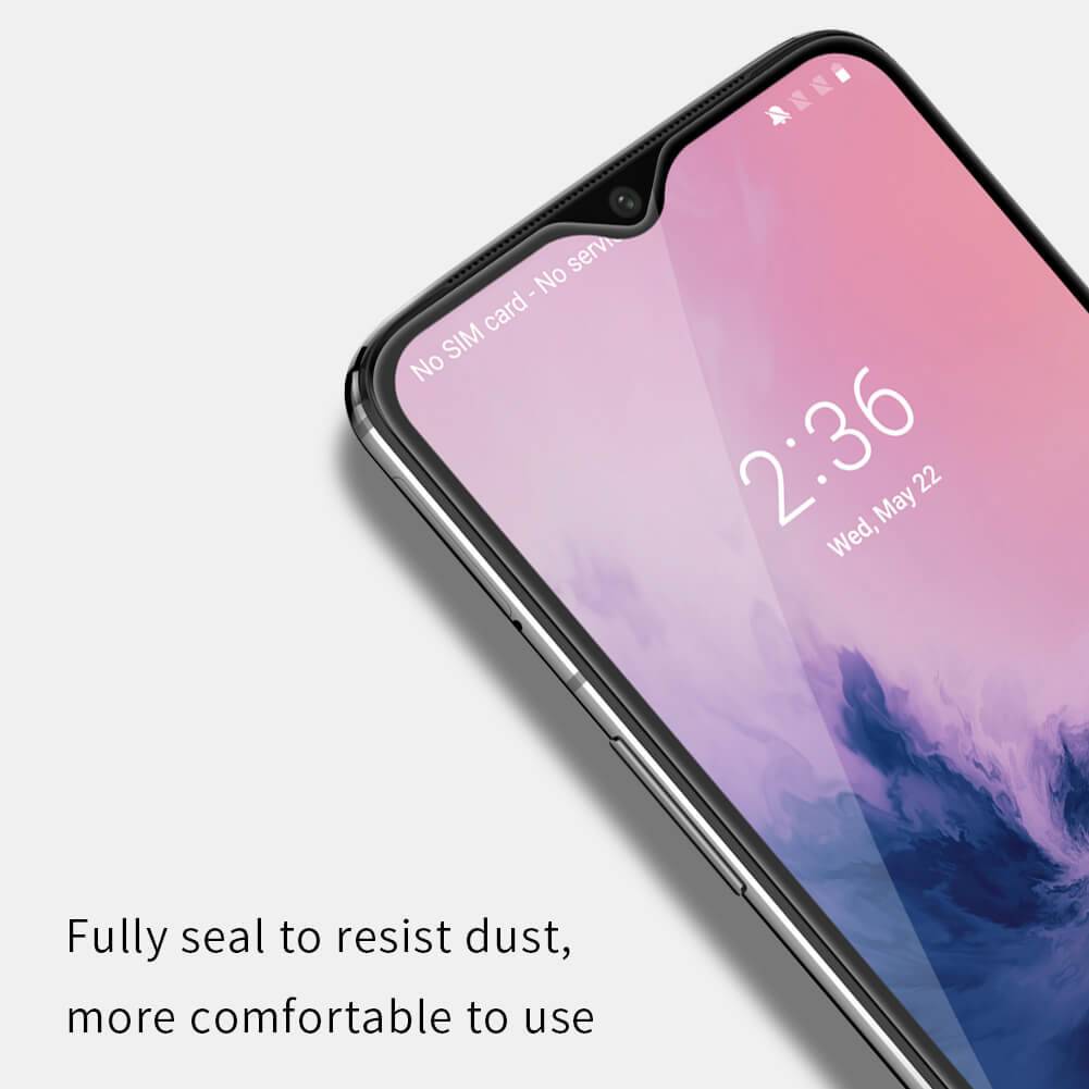 Защитное стекло с кантом NILLKIN для Oneplus 7, Oneplus 6T (A6013) (серия XD CP+ Max)
