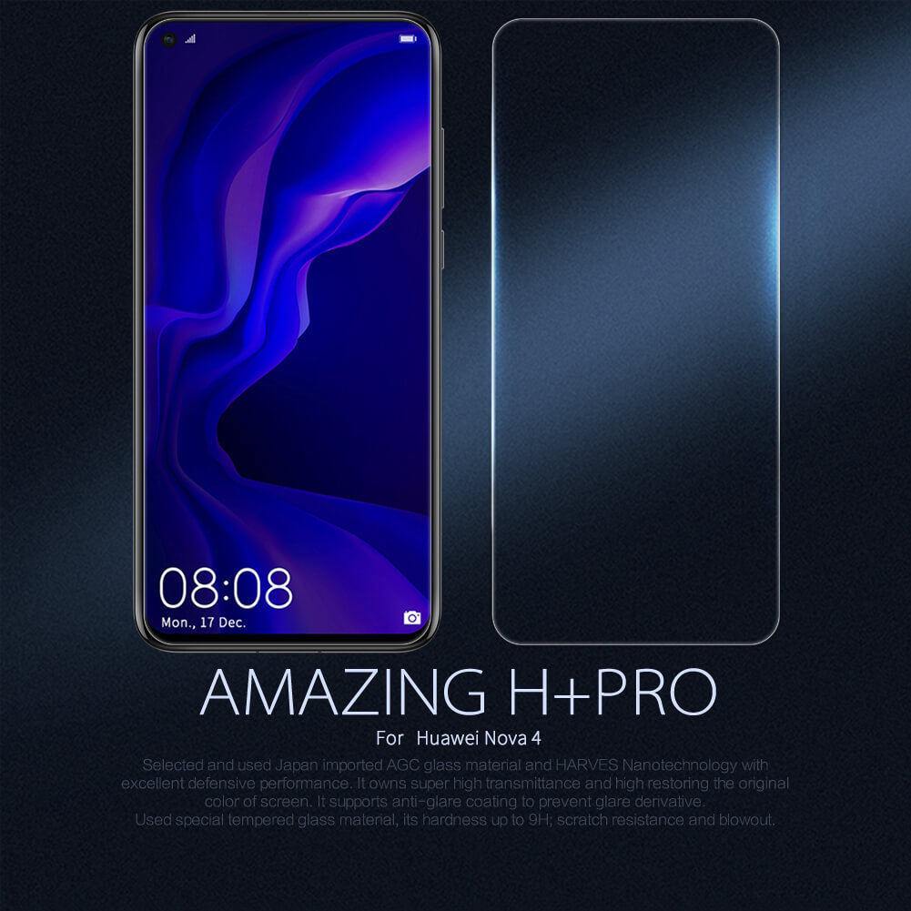 Защитное стекло NILLKIN для Huawei Nova 4, Huawei Honor View 20 (индекс H+ Pro)