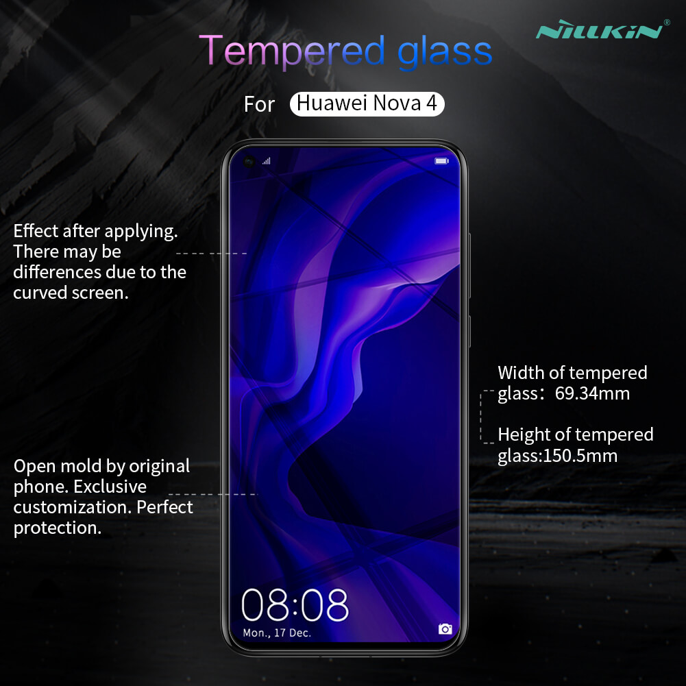 Защитное стекло NILLKIN для Huawei Nova 4, Huawei Honor View 20 (индекс H+ Pro)