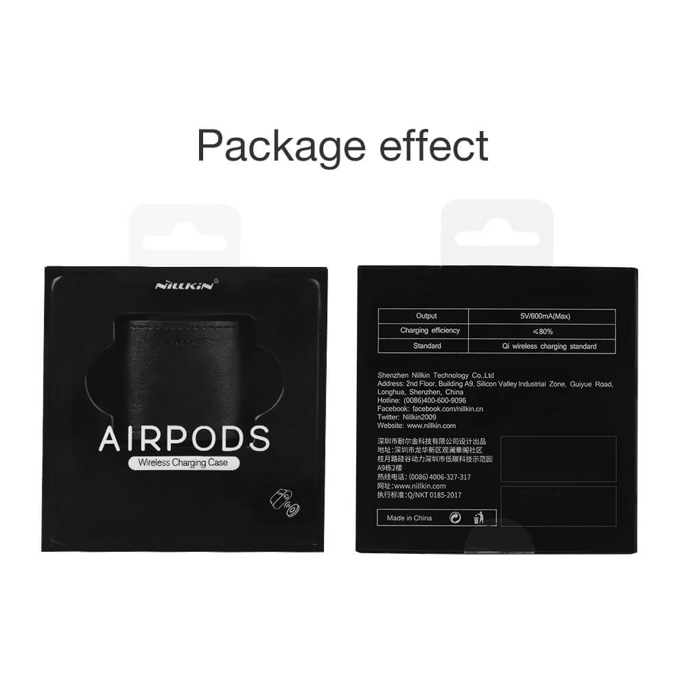 Чехол NILLKIN для AirPods с поддержкой беспроводной зарядки QI (серия Mate)