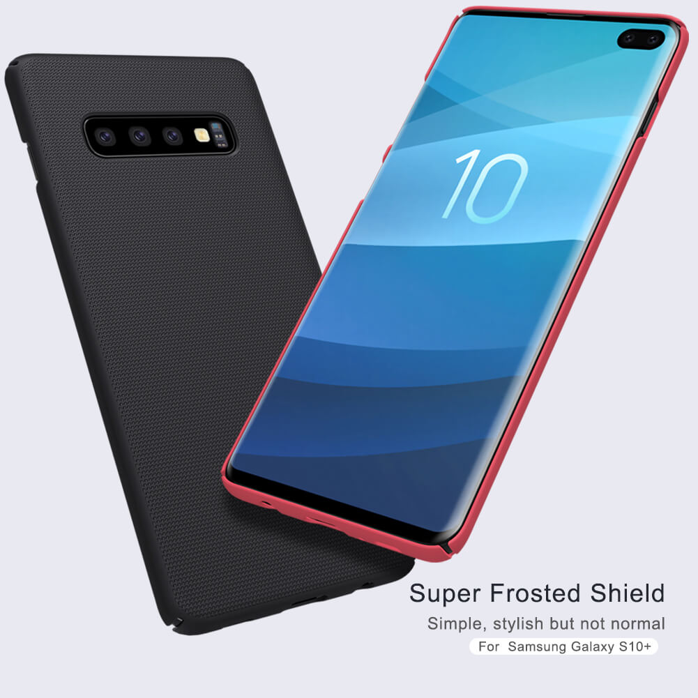 Чехол-крышка NILLKIN для Samsung Galaxy S10 Plus (S10+) (серия Frosted)