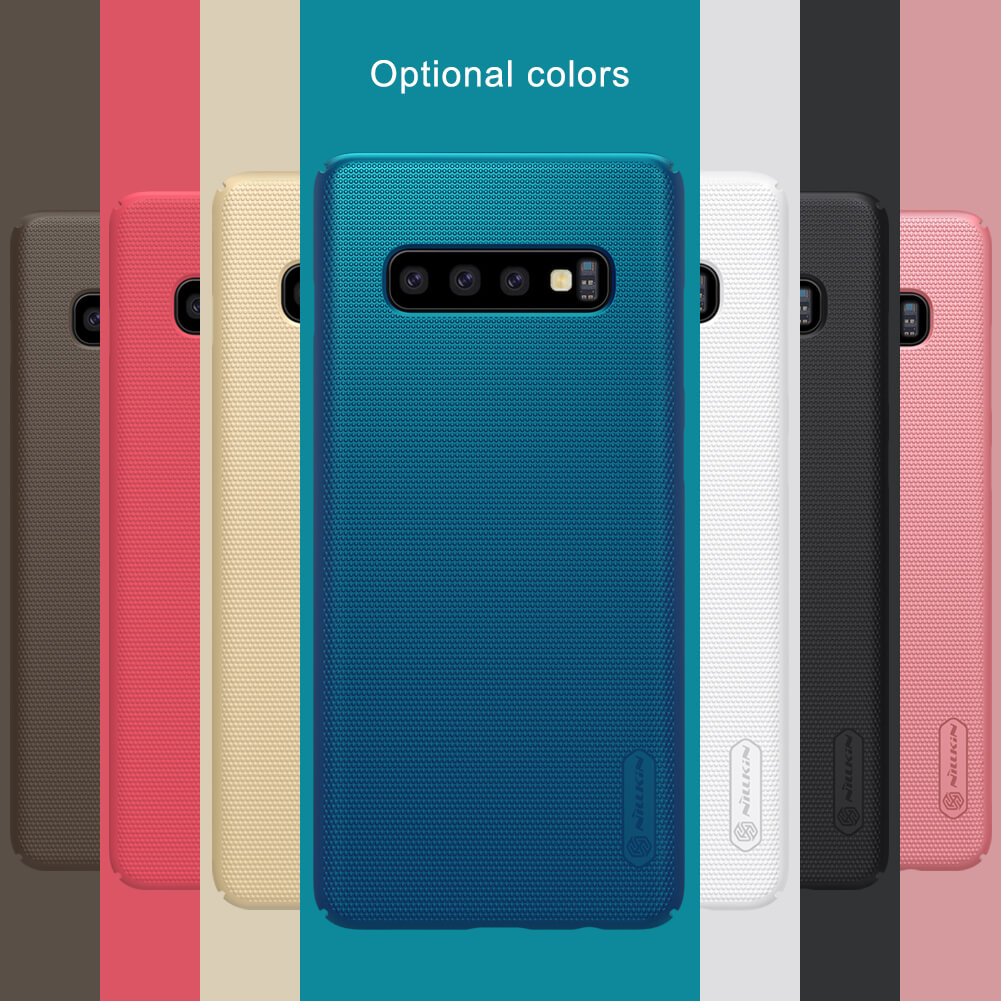 Чехол-крышка NILLKIN для Samsung Galaxy S10 Plus (S10+) (серия Frosted)