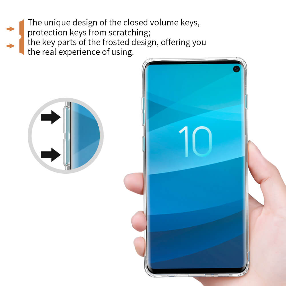 Силиконовый чехол NILLKIN для Samsung Galaxy S10 (серия Nature)