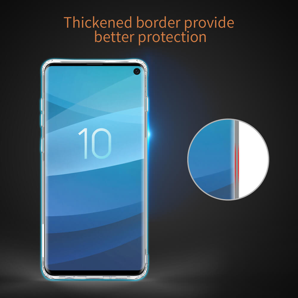 Силиконовый чехол NILLKIN для Samsung Galaxy S10 (серия Nature)