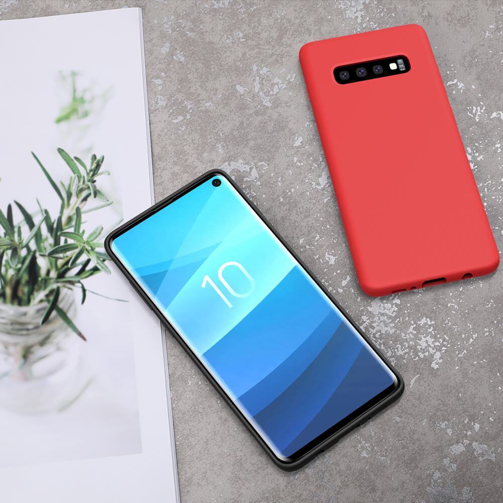 Чехол-крышка NILLKIN для Samsung Galaxy S10 (серия Flex PURE case)