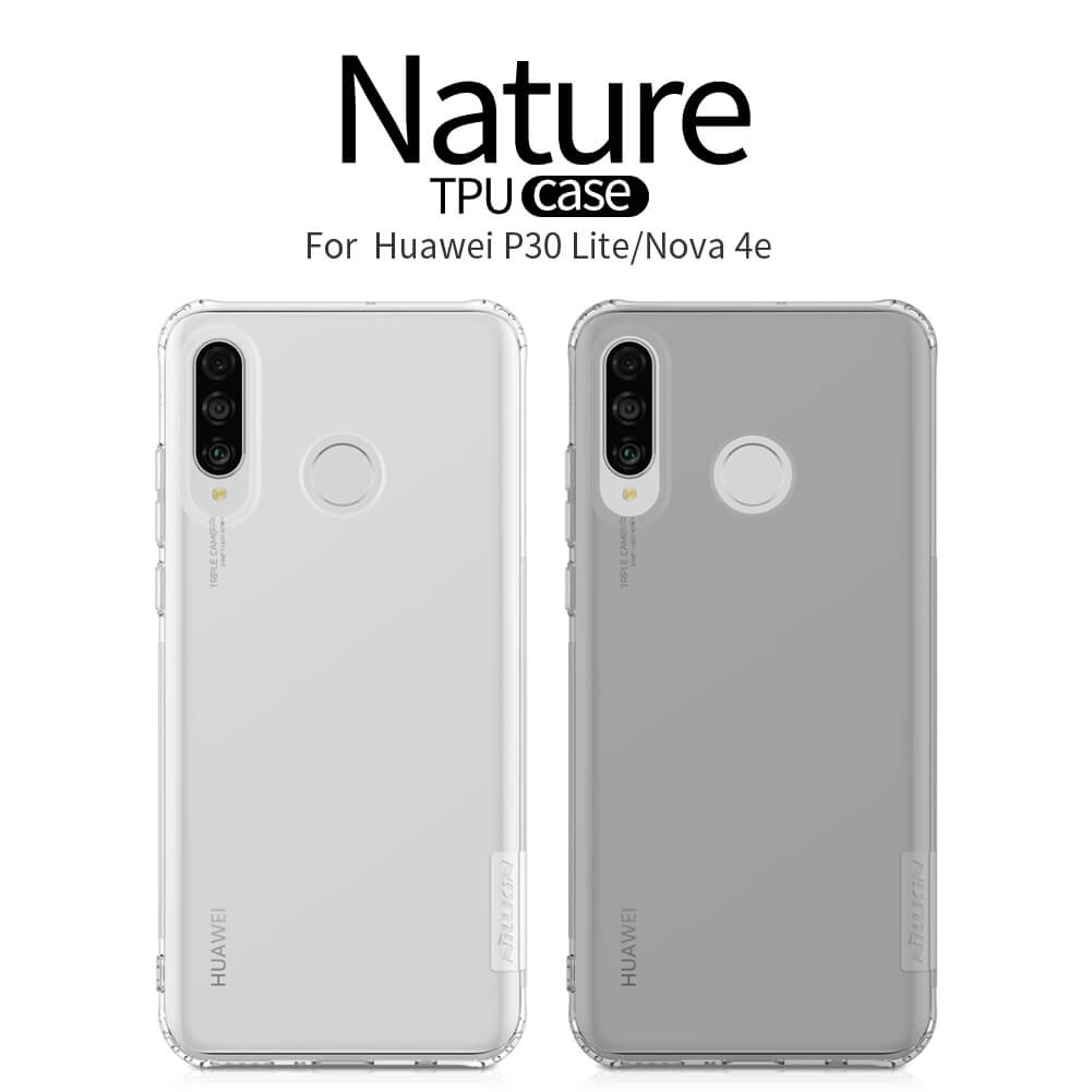 Силиконовый чехол NILLKIN для Huawei P30 Lite (Nova 4e) (серия Nature)