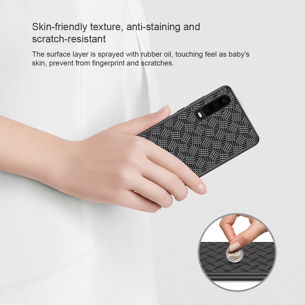 Защитный чехол Nillkin для Huawei P30 (серия Synthetic fiber Plaid)