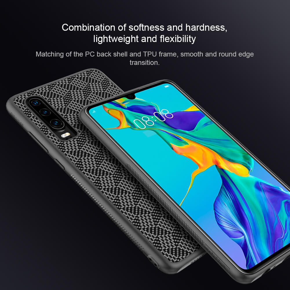 Защитный чехол Nillkin для Huawei P30 (серия Synthetic fiber Plaid)