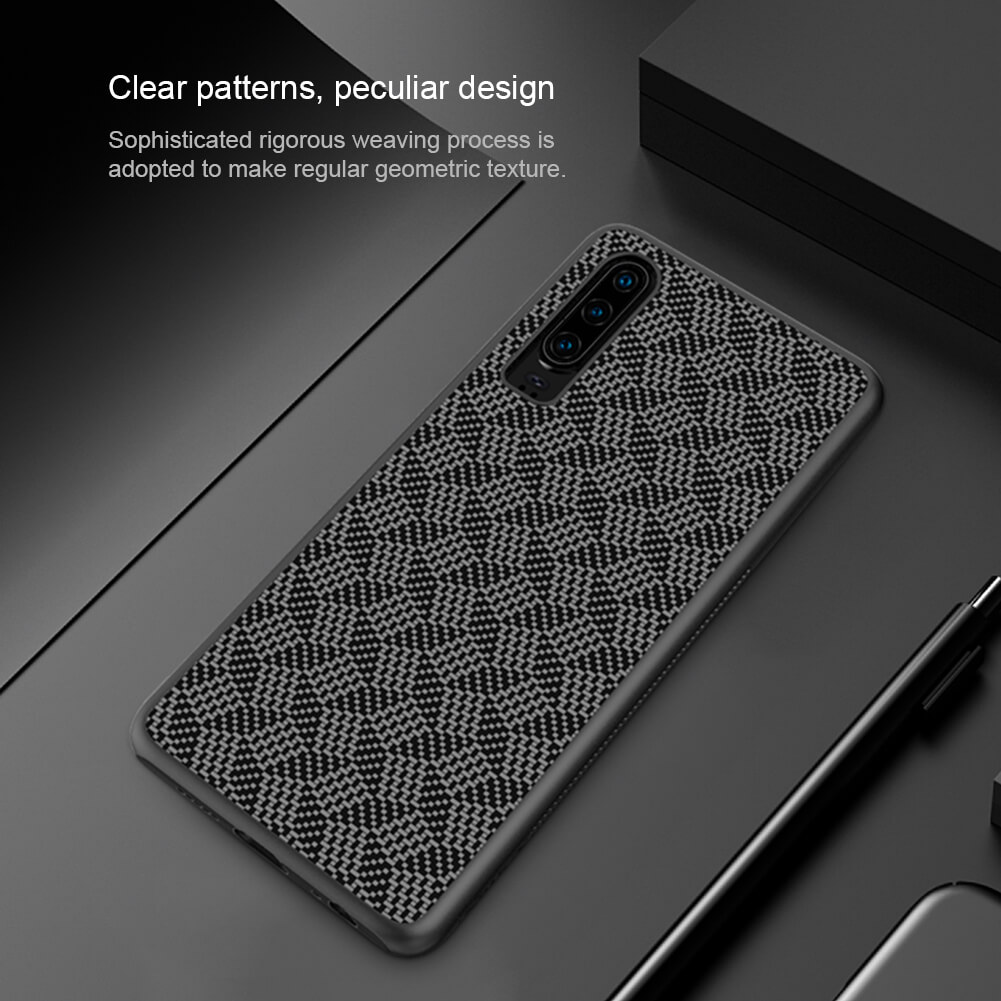 Защитный чехол Nillkin для Huawei P30 (серия Synthetic fiber Plaid)