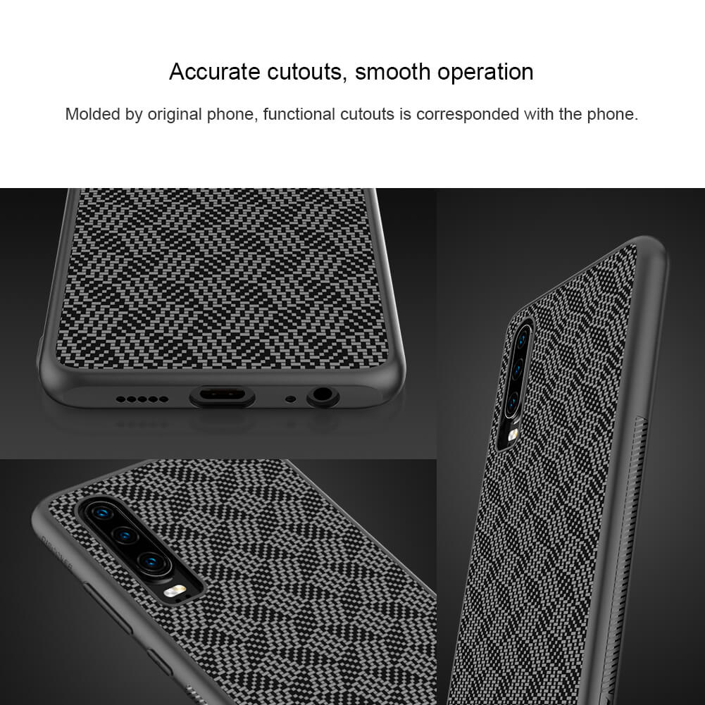 Защитный чехол Nillkin для Huawei P30 (серия Synthetic fiber Plaid)