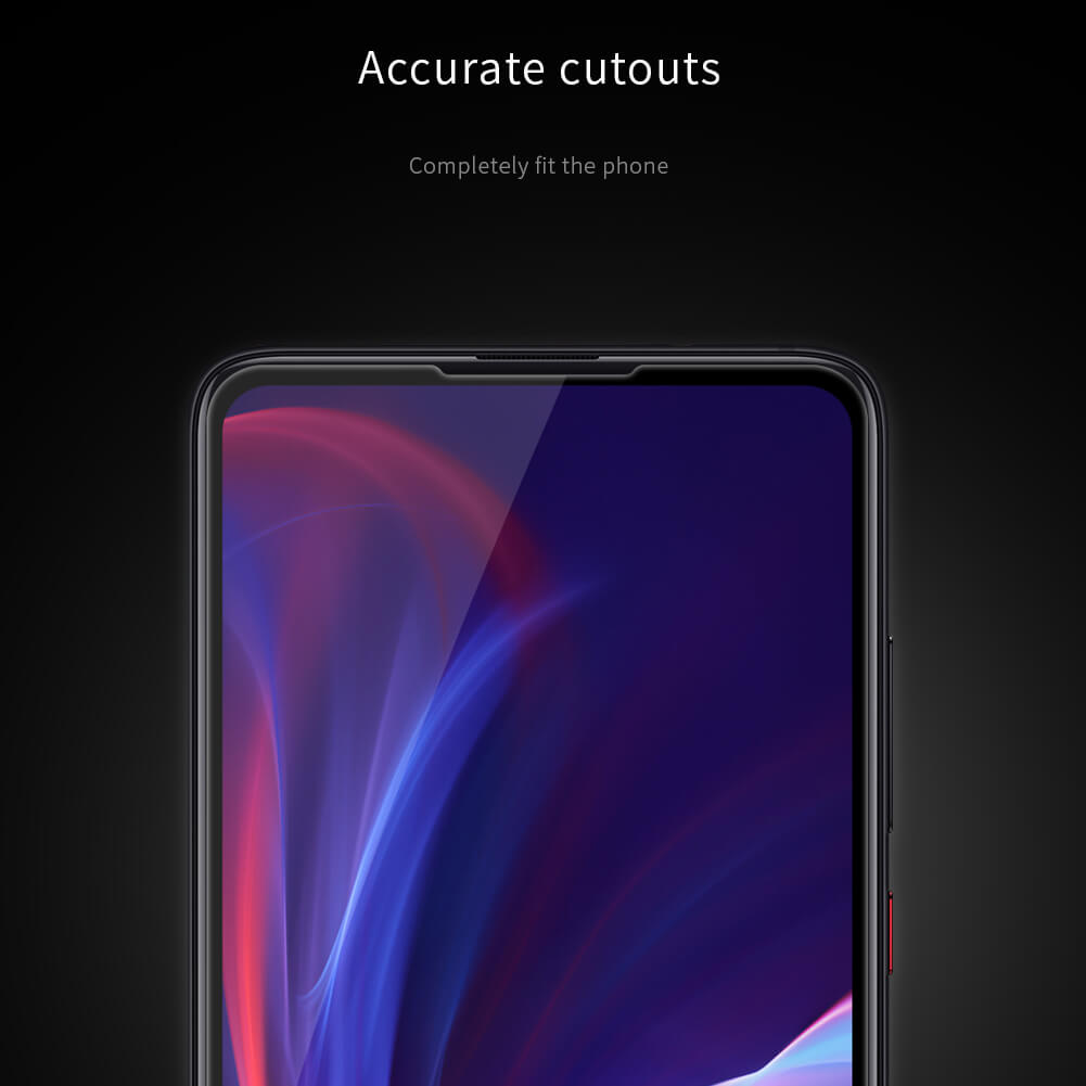 Защитное стекло с кантом NILLKIN для Xiaomi Redmi K20, K20 Pro (Xiaomi Mi9T, Mi9T Pro) (серия XD CP+ Max)