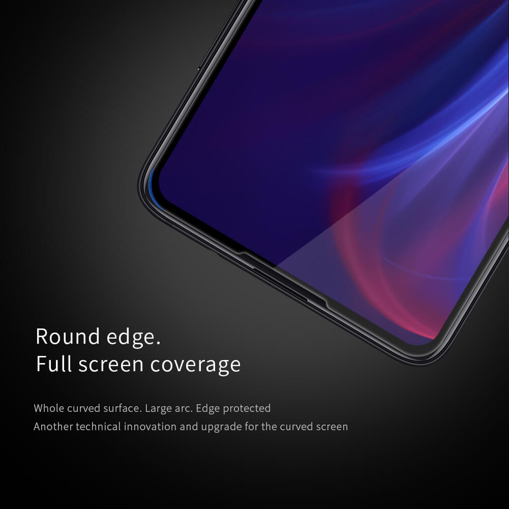 Защитное стекло с кантом NILLKIN для Xiaomi Redmi K20, K20 Pro (Xiaomi Mi9T, Mi9T Pro) (серия XD CP+ Max)