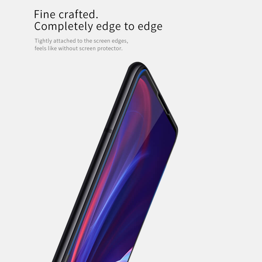 Защитное стекло с кантом NILLKIN для Xiaomi Redmi K20, K20 Pro (Xiaomi Mi9T, Mi9T Pro) (серия XD CP+ Max)