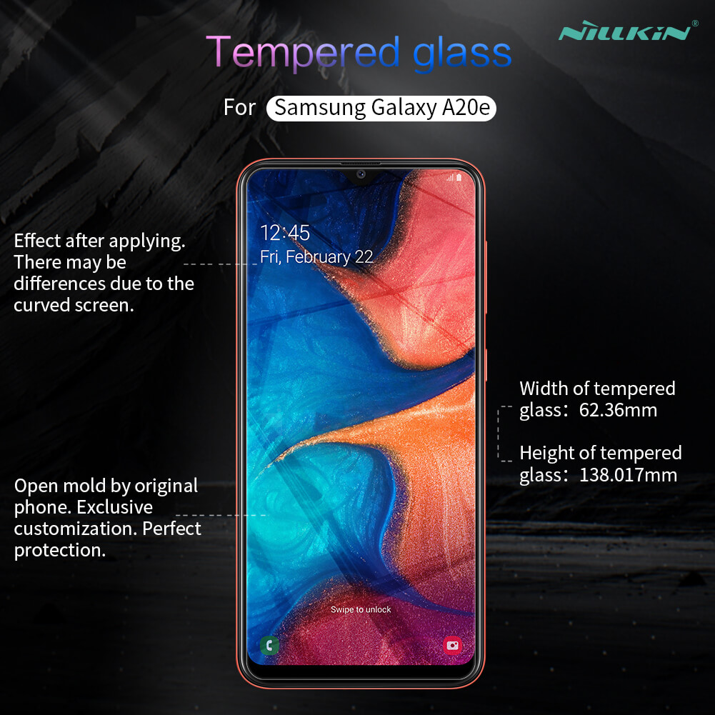 Защитное стекло NILLKIN для Samsung Galaxy A20e (индекс H)