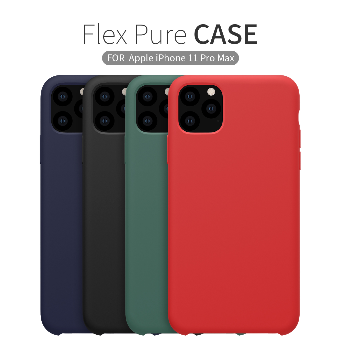 Чехол-крышка NILLKIN для Apple iPhone 11 Pro Max (6.5) (серия Flex PURE case)