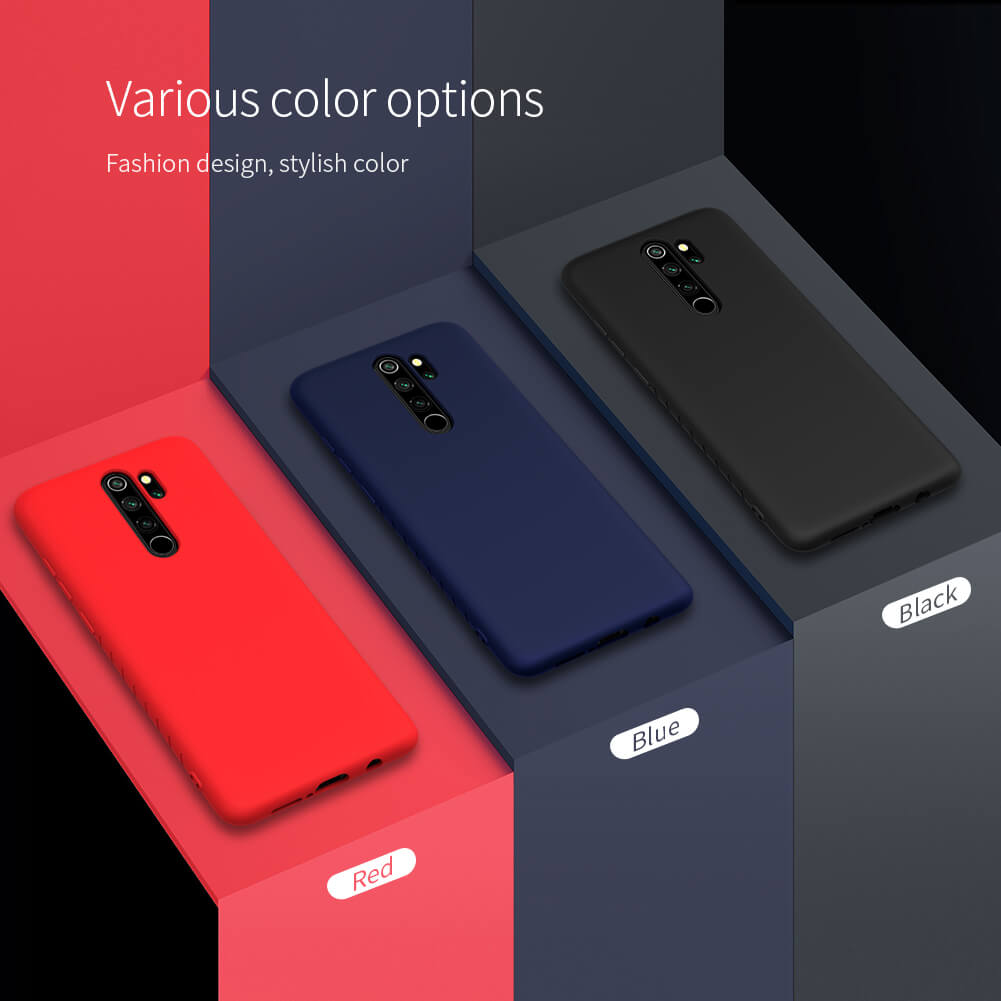 Чехол-крышка NILLKIN для Xiaomi Redmi Note 8 Pro (серия Rubber Wrapped case)