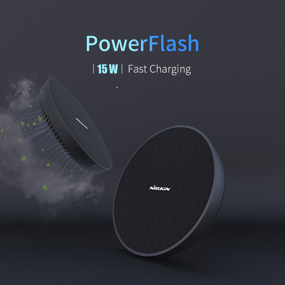 Беспроводное зарядное устройство NILLKIN PowerFlash wireless charger (Classic Nylon)