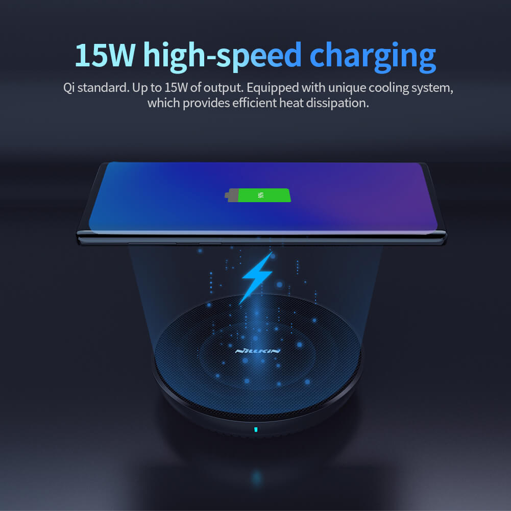 Беспроводное зарядное устройство NILLKIN PowerFlash wireless charger (Classic Nylon)