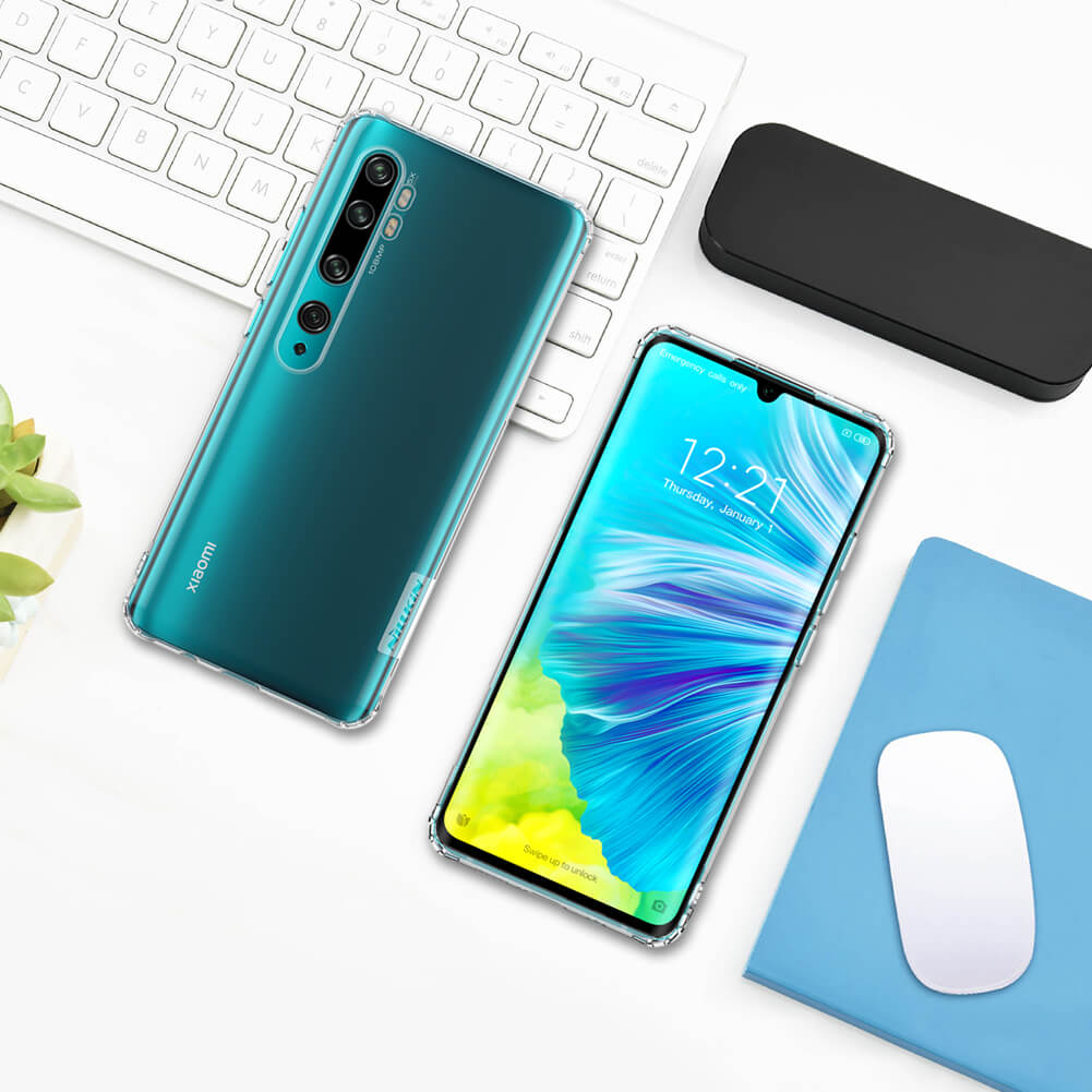 Силиконовый чехол NILLKIN для Xiaomi Mi CC9 Pro, Mi Note 10, Mi Note 10 Pro (серия Nature)