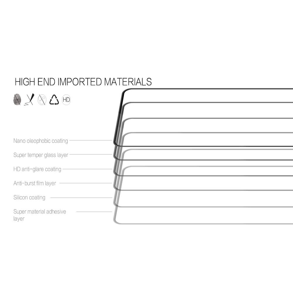 Защитное стекло с кантом NILLKIN для Samsung Galaxy A71, Note 10 Lite, Samsung Galaxy A71 5G, Galaxy M51, Galaxy F62, Galaxy M62, Galaxy M52 5G (серия CP+ Pro)