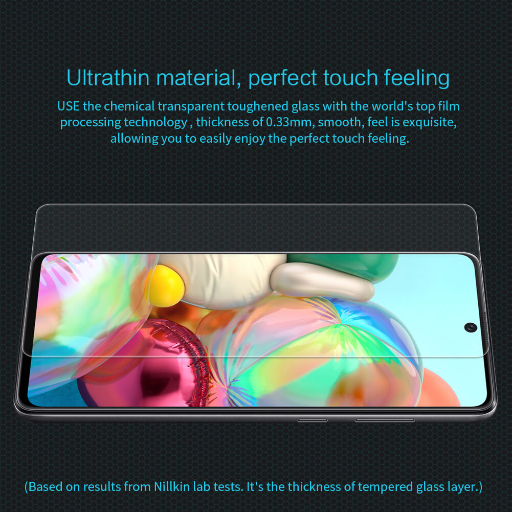 Защитное стекло NILLKIN для Samsung Galaxy A71, Note 10 Lite, Samsung Galaxy A71 5G, Galaxy M51, Galaxy F62, Galaxy M62 (индекс H)