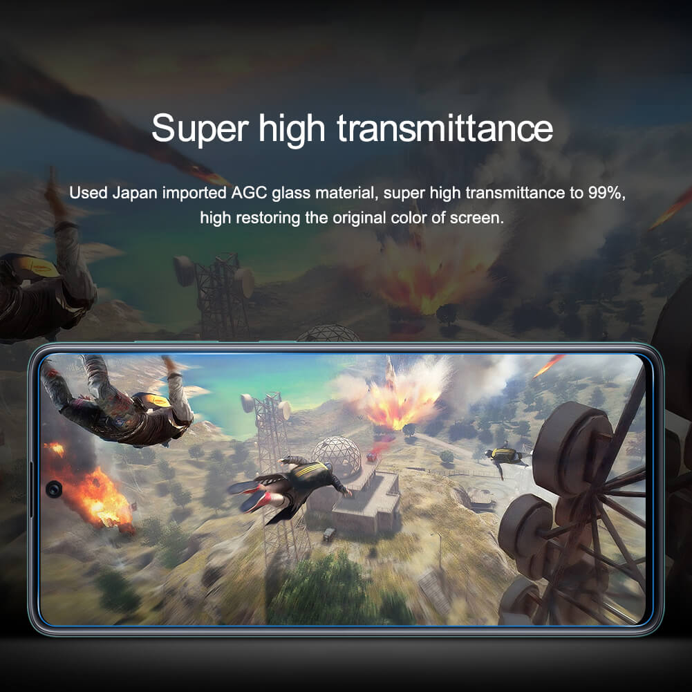 Защитное стекло NILLKIN для Samsung Galaxy A71, Note 10 Lite, Samsung Galaxy A71 5G, Galaxy M51, Galaxy F62, Galaxy M62 (индекс H+ Pro)